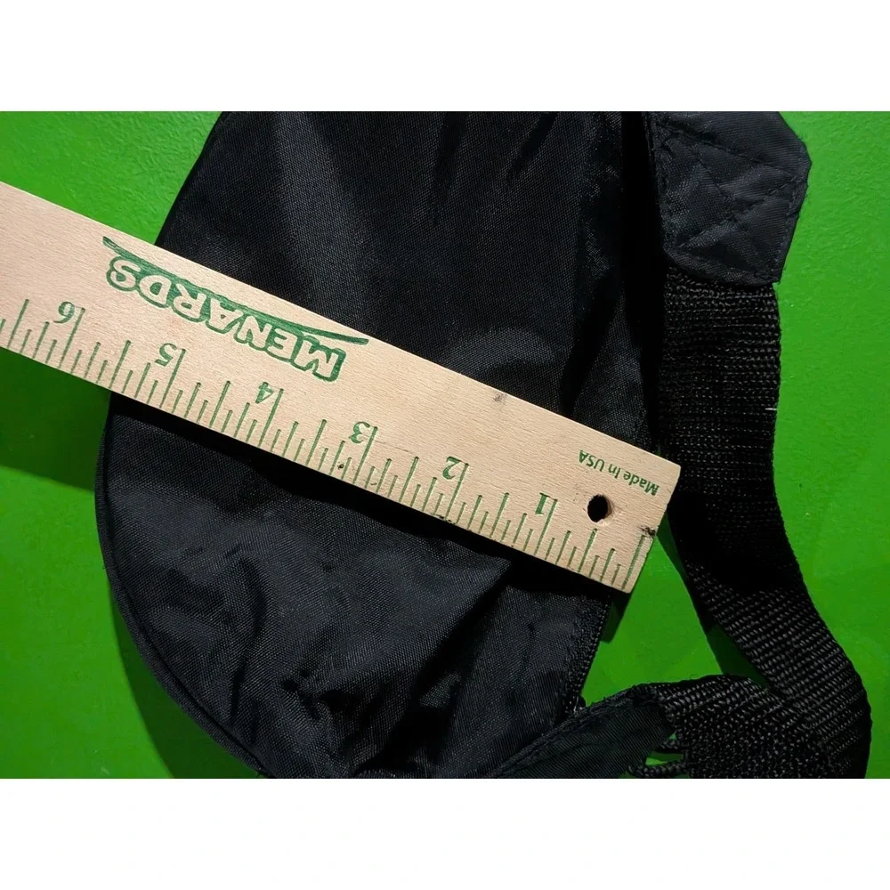 LaTIQUE High Energy nylon‎ waist fanny pack Black Vintage